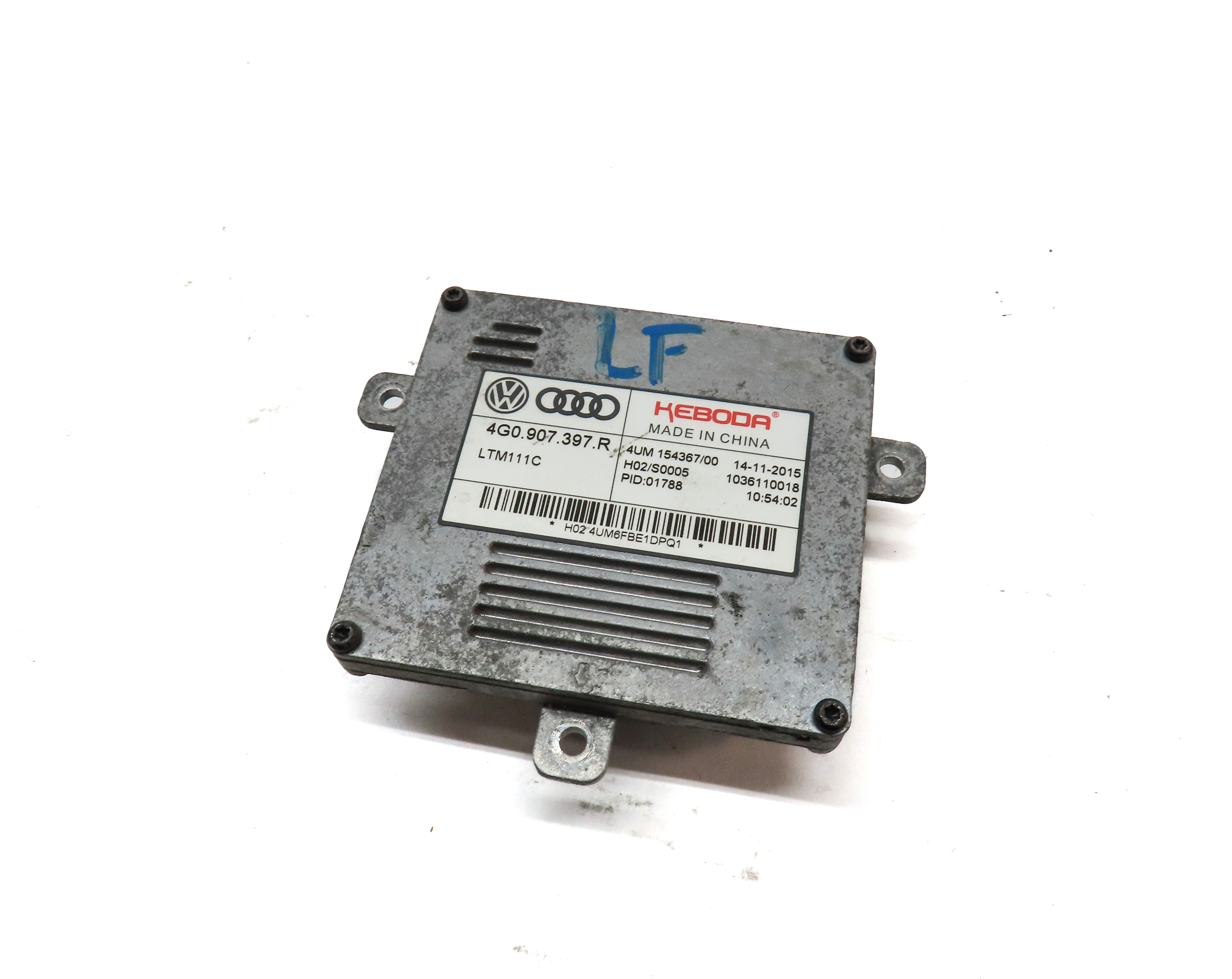 2016 AUDI Q3 (8U) FRONT LEFT DRIVER HEADLIGHT HEAD LIGHT LAMP XENON BALLAST — exact item pictured